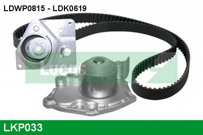 LUCAS ENGINE DRIVE lkp033 -  Водяной насос + комплект зубчатого ремня